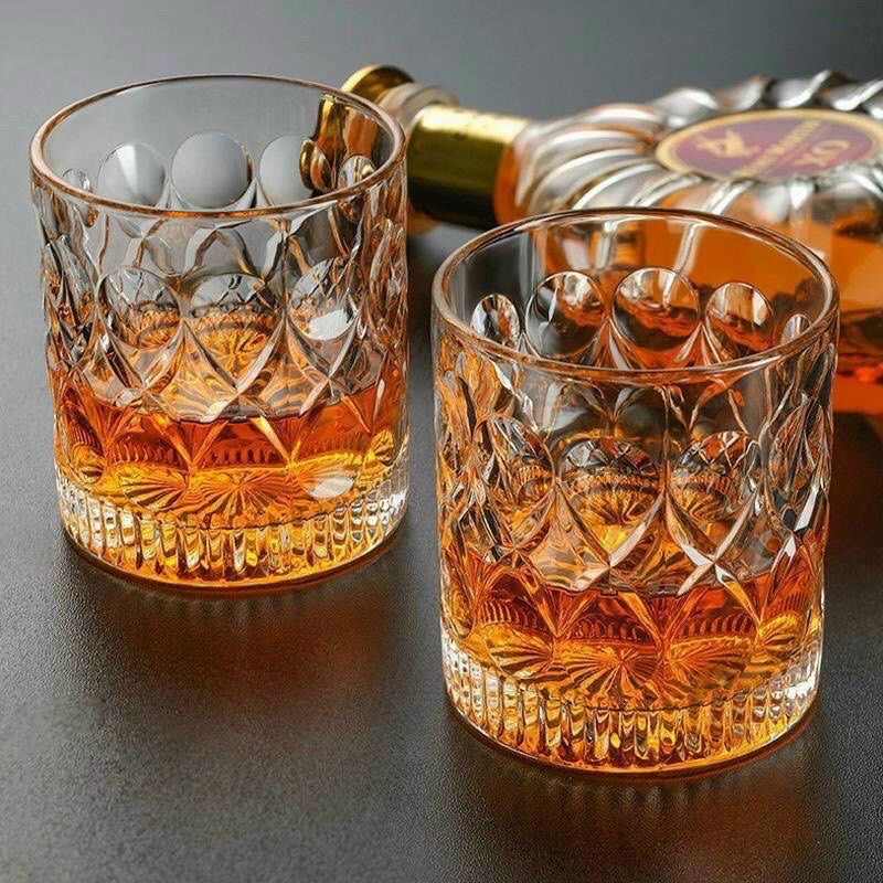 Bộ 6 cốc thủy tinh họa tiết XO 285ml (Loại 1)