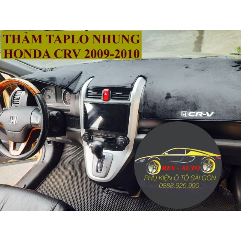 HONDA CRV 2008-2012 THẢM TAPLO NHUNG (QUÀ TẶNG)