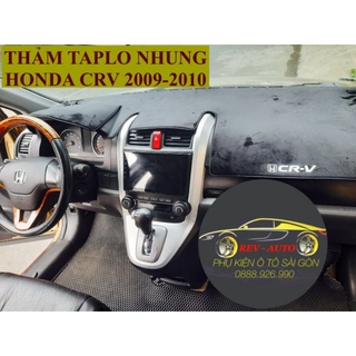 Honda crv 2008-2012 thảm taplo nhung