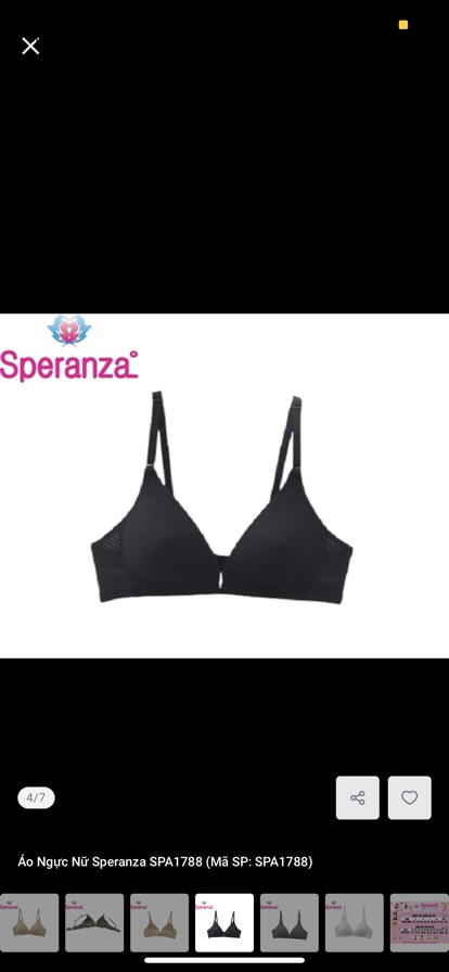 Áo ngực nữ thông hơi không gọng Speranza siêu thoáng mát nhưng vẫn rất sexy