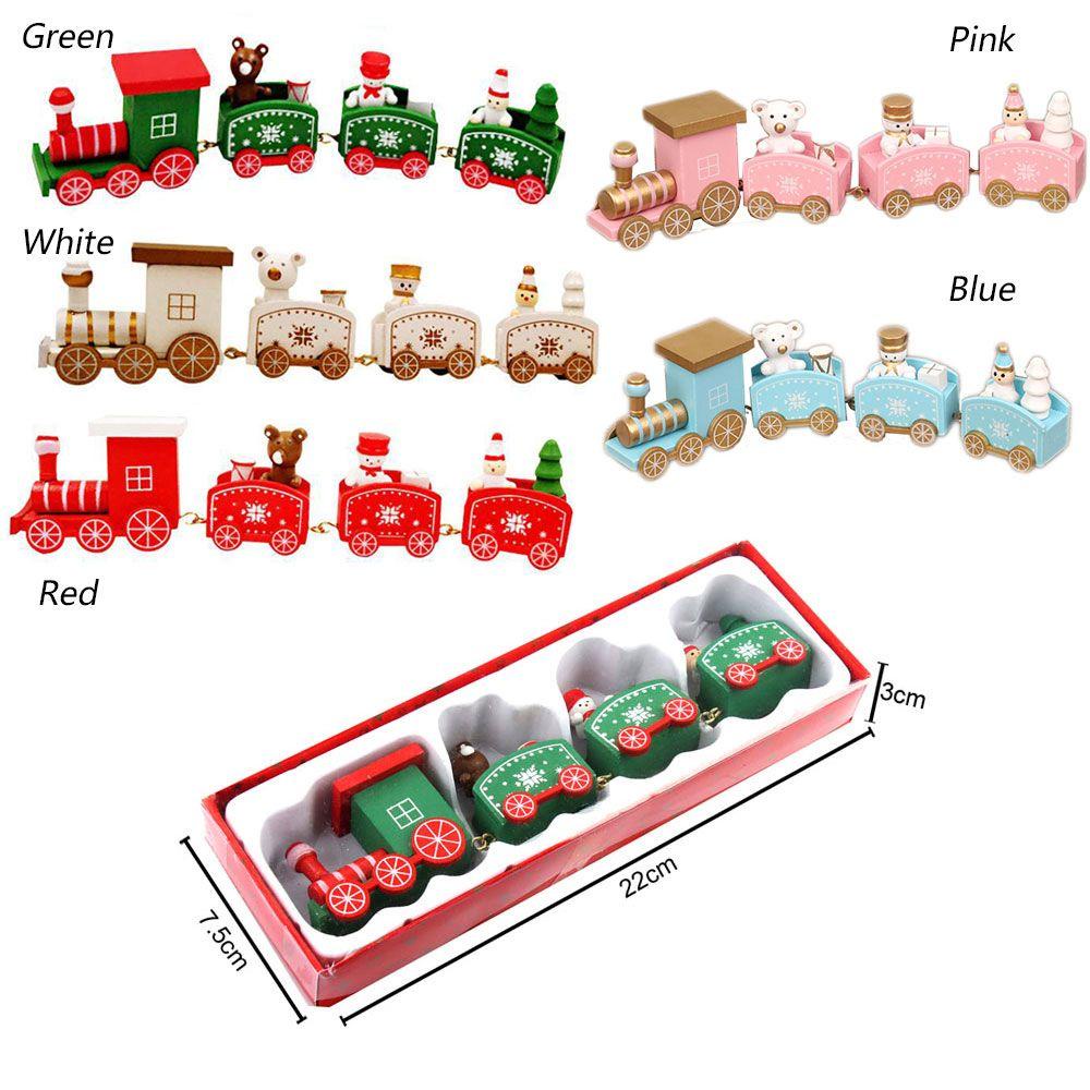 LAKAMIER Đồ Chơi Tàu Lửa Giáng Sinh Thân Thiện Với Môi Trường