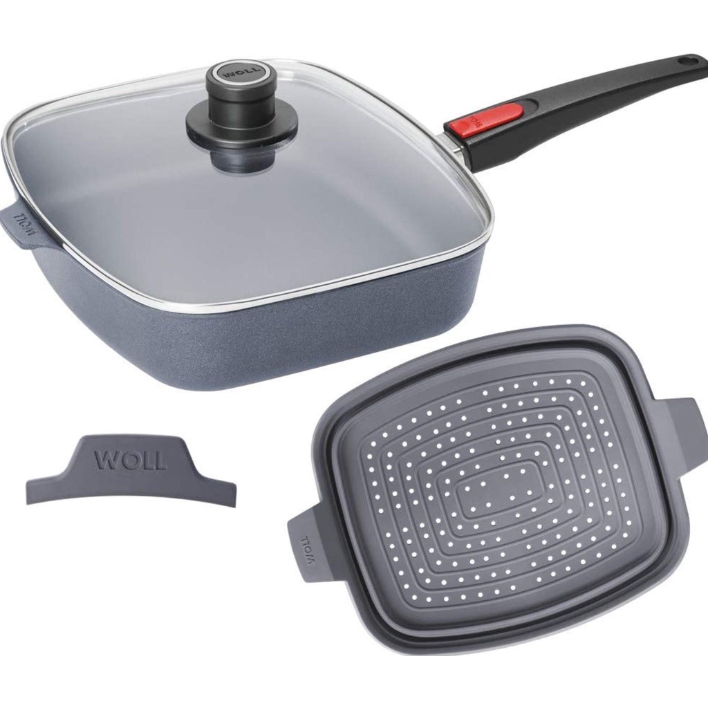 Chảo vuông Woll Diamond Lite Fry Pans Rectangular 30x26 cm Chảo chống dính bếp từ - Nhập Đức