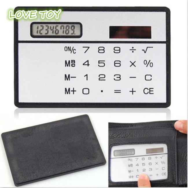 Máy Tính Bỏ Túi Mini Nkodok Sử Dụng Năng Lượng Mặt Trời Siêu Mỏng