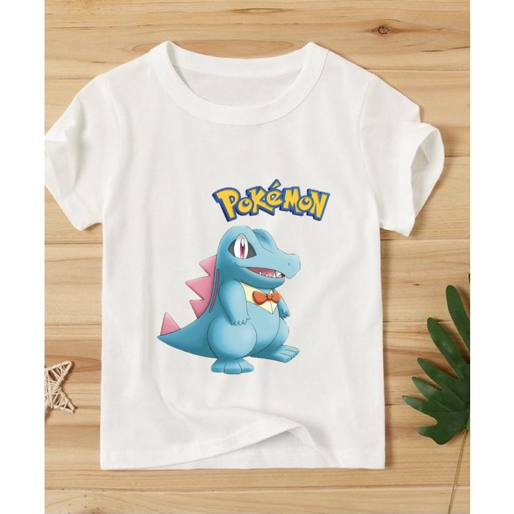 Áo thun bé pokemon hoạt hình dễ thương