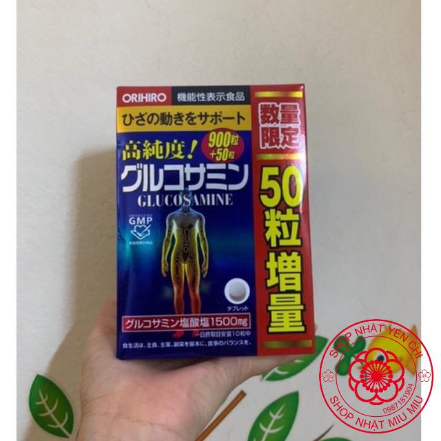 Viên uống bổ xương khớp Glucosamin Orihiro 900 viên và 950 viên Nhật bản