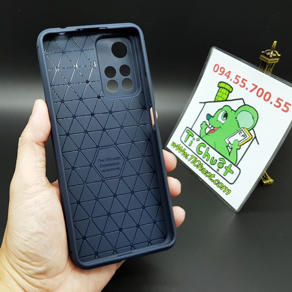 Ốp Lưng Xiaomi Redmi Note 11 PRO NỘI ĐỊA CHINA Dẻo Carbon Phay Xước Chống Sốc