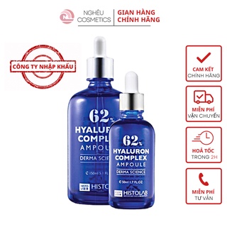 Tinh Chất Cấp Ẩm Phục Hồi Sáng Da Chống Lão Hóa Histolab 62% Hyaluron Complex Ampoule 50ML