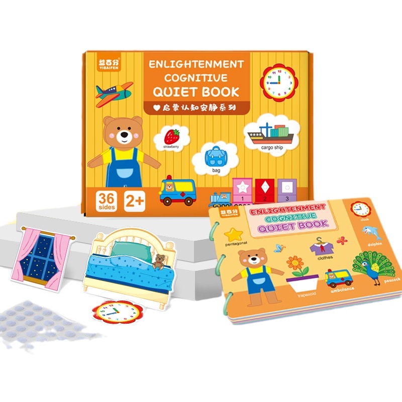 Đồ Chơi Giáo Dục Sớm Học Liệu Montessori Bóc Dán 17 Chủ Đề Cho Bé Phát Triển Tư Duy Logic