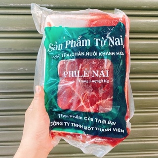 Khay 1kg phi lê thịt nai