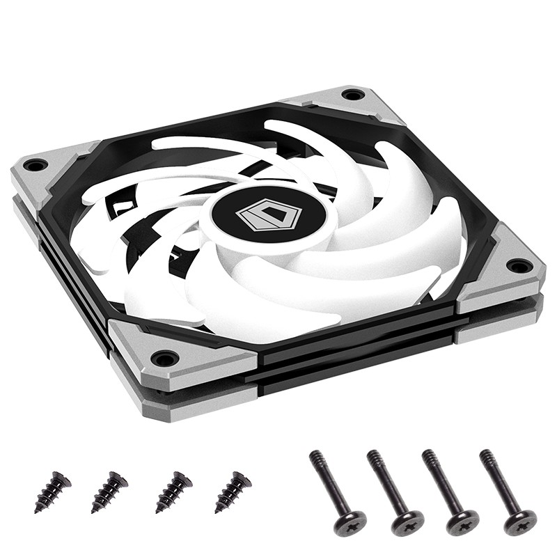 Quạt tản nhiệt fan case 12cm ID-Cooling NO-12015-XT ARGB - Slim fan 15mm, tốc 2000rpm, điều tốc PWM, đồng bộ LED ARGB 5V