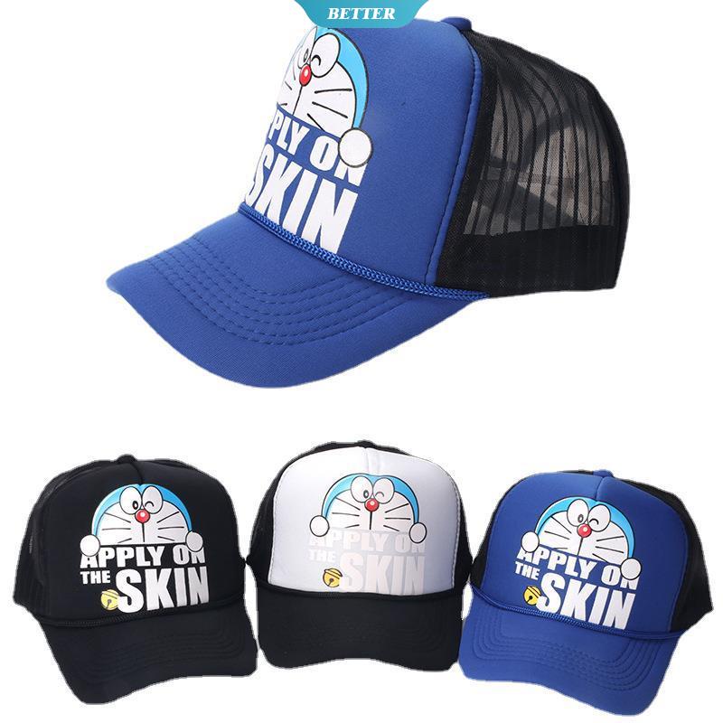 Mũ Lưỡi Trai Phối Lưới Thoáng Khí In Hoạt Hình Doraemon Phong Cách Hip Hop Thời Trang 2022