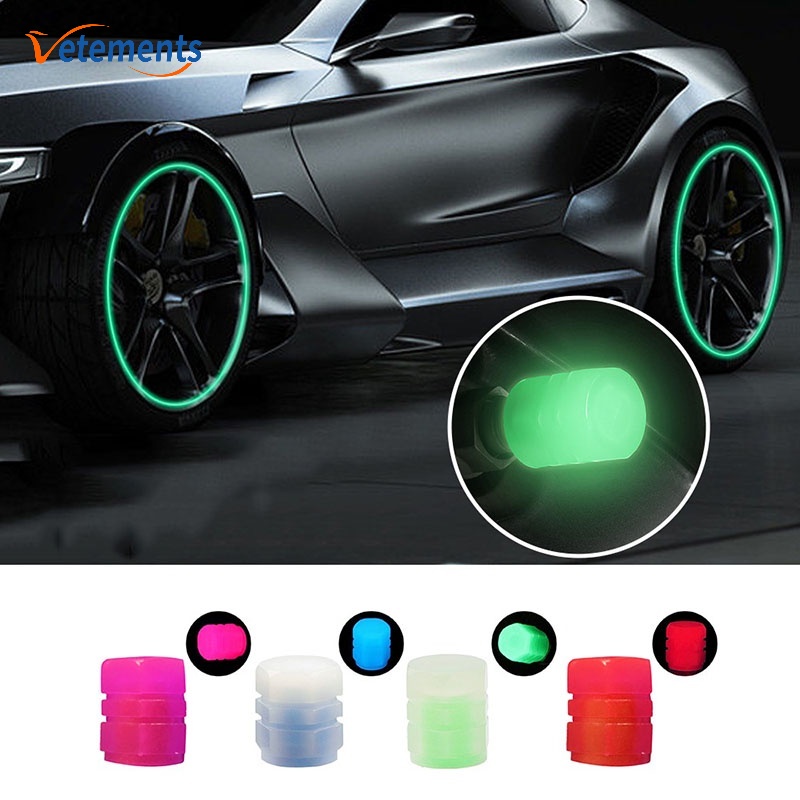 Vỏ Bọc Van Bánh Xe Dạ Quang Nhiều Màu Độc Đáo Chất Lượng Cao