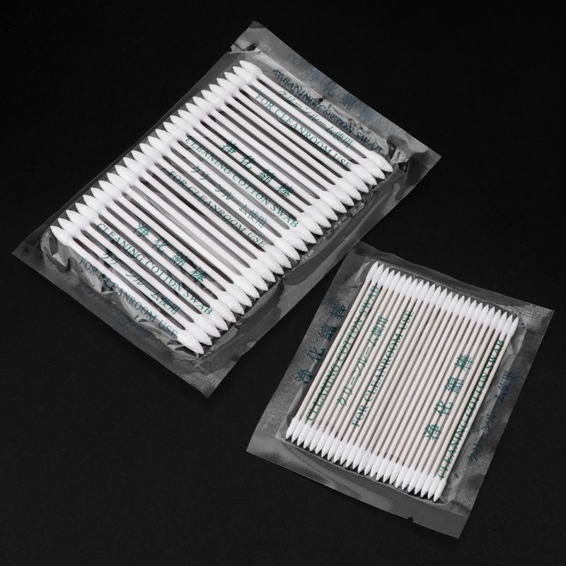 25 Que Vệ Sinh Tai Nghe / Điện Thoại / Máy Tính Bảng Bằng Cotton Dùng Một Lần Cổng Sạc Usb