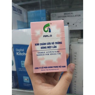 [Hộp 100 Cái] Kim Châm Cứu Vô Trùng Arlo Khánh Phong Dùng Một Lần