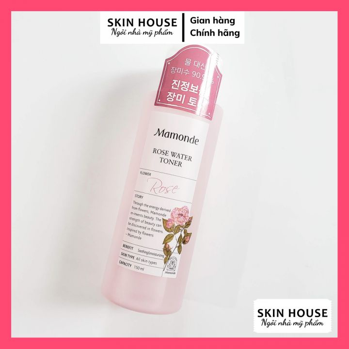 Nước Hoa Hồng Cung Cấp Độ Ẩm Mamonde Rose Water Toner 250ML