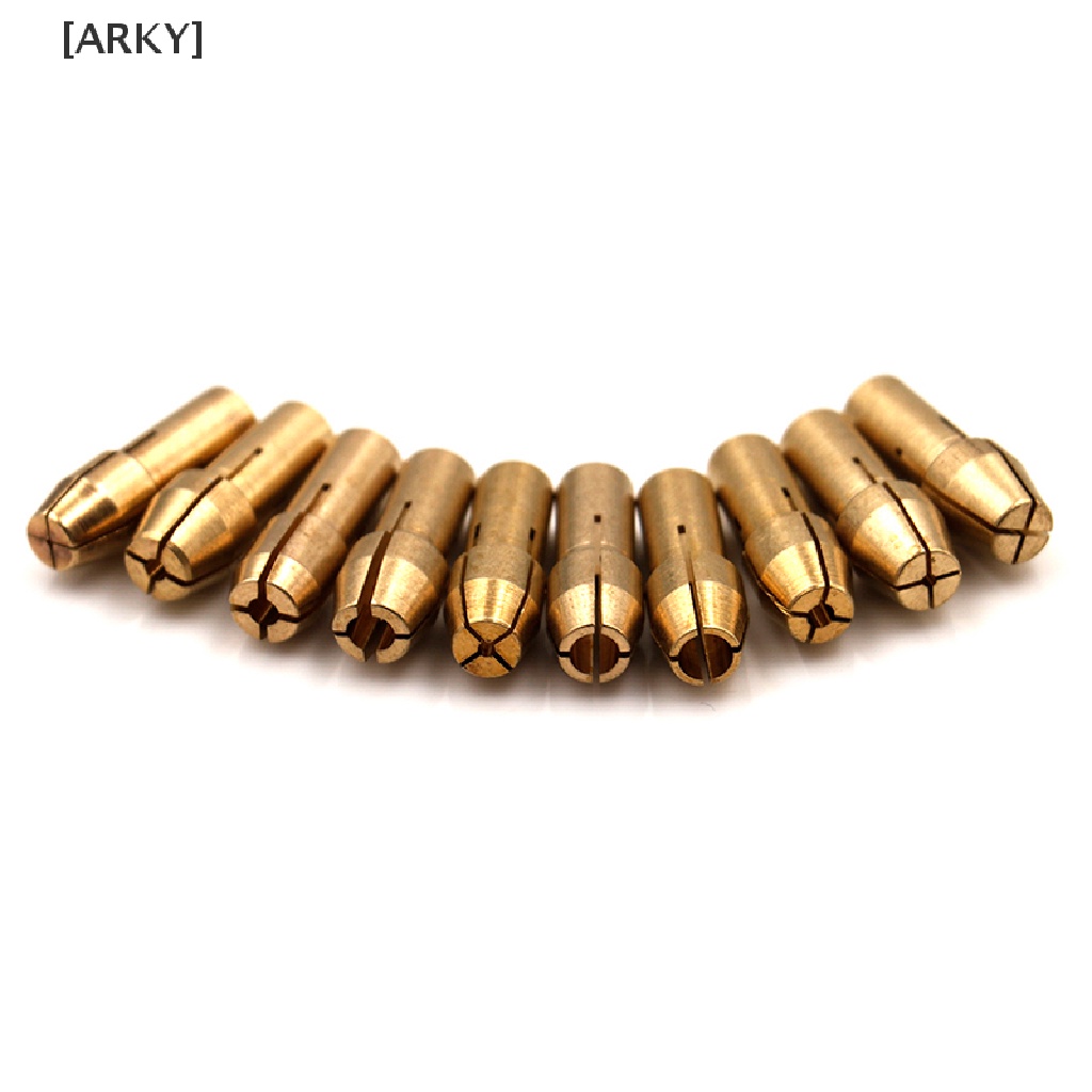 Set 10 Mũi Khoan Bằng Đồng Thau 0.5-3.2mm 4.8mm Chuyên Dụng bits