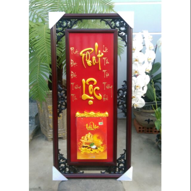 Lịch Gỗ Chữ Phù Điêu Nổi PHÁT LỘC