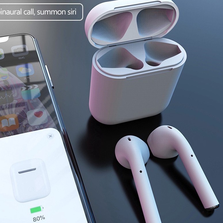 Tai nghe Bluetooth i12 KL Hỗ Trợ Mọi Dòng Máy , Tai Nghe Bluetooth Mini, TWS Bản Nâng Cấp Chip 5.0 sành điệu