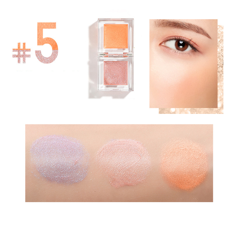 (Hàng Mới Về) Phấn Bắt Sáng Màu Đôi Lấp Lánh Trang Điểm Mặt Và Cơ Thể Hbsj