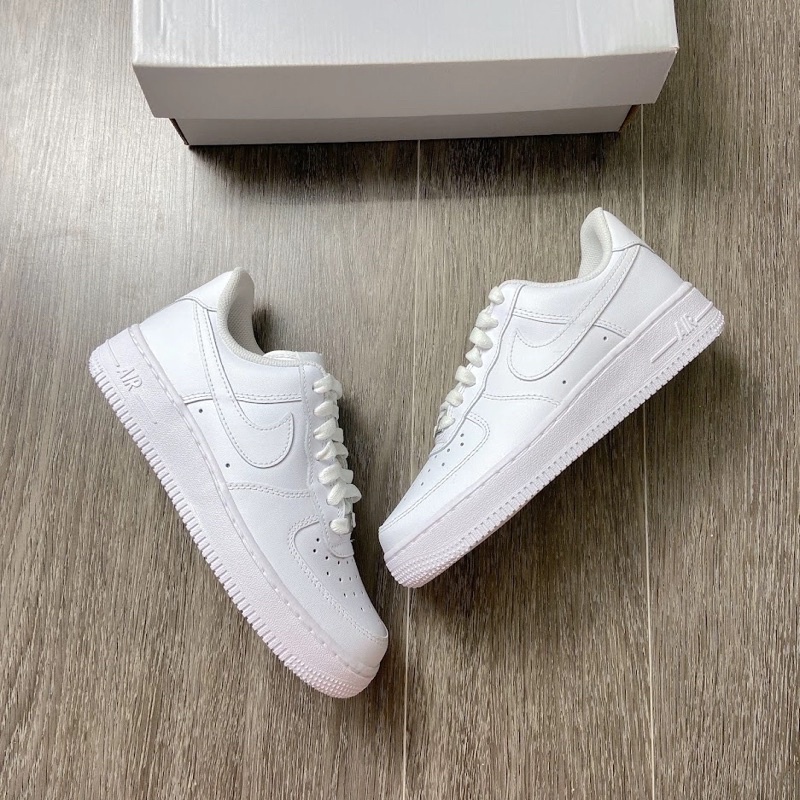 (Giày AUTH) Giày Air Force 1 All White chính hãng xách tay