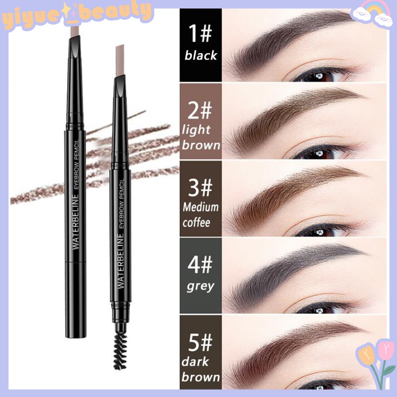 Bút Kẻ Lông Mày Hai Đầu Chống Thấm Nước Và Mồ Hôi Không Dễ Nhòe Tạo Hiệu Ứng Ba Chiều