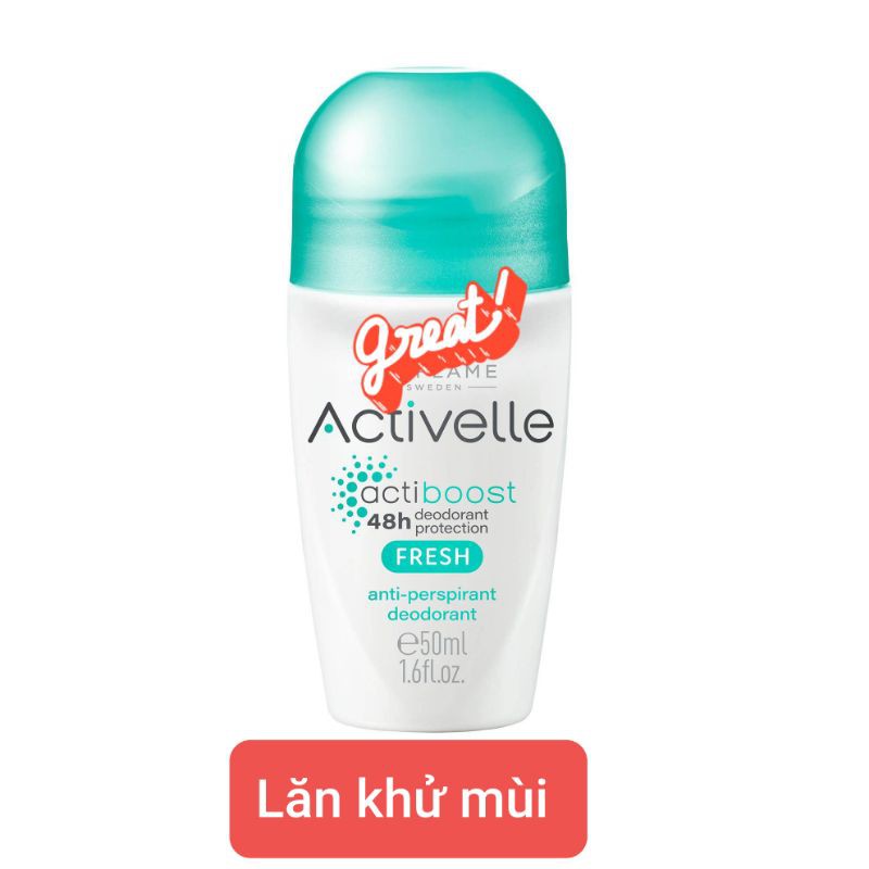 Thanh Lăn Khử Mùi - 48h Tươi Mát - Activelle Fresh Anti - Perspirant Deodorant