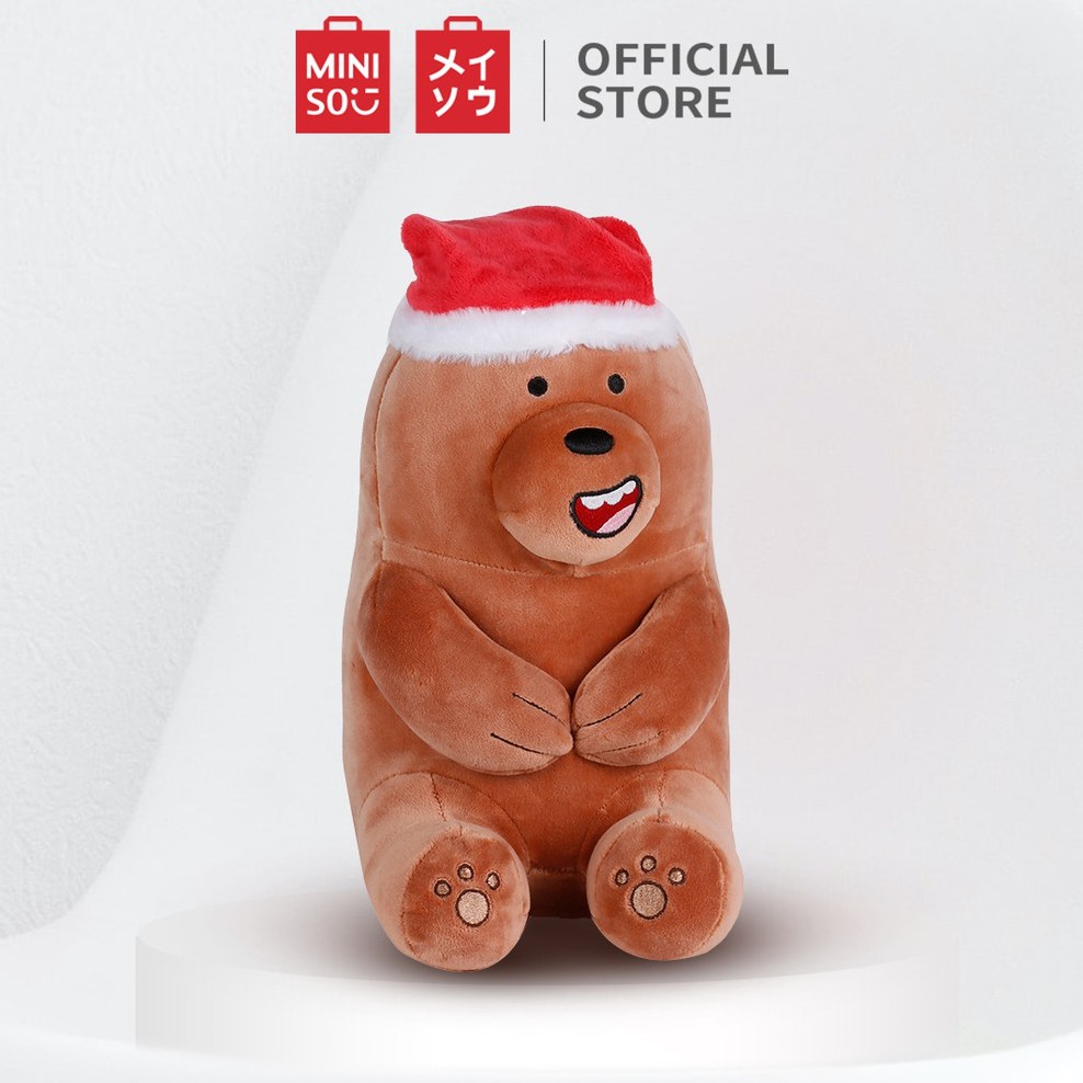 Thú bông Miniso Bare Bears Plush hình chú gấu đầu bếp