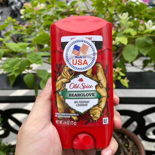 Lăn Sáp Khử Mùi Old Spice Bearglove, Wolfthorn,  Timber, Fiji, PureSport, Fresh, Original Chính Hãng