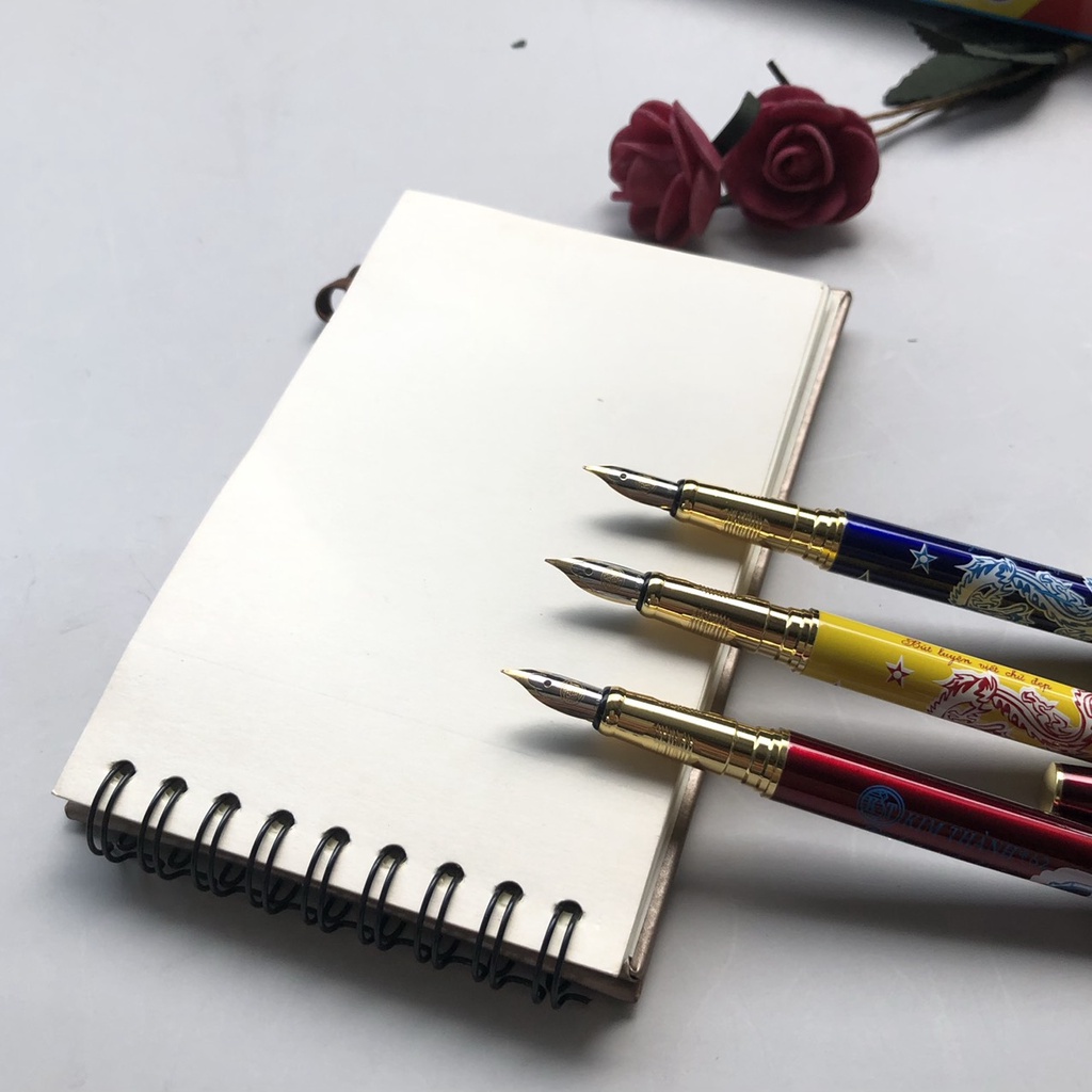 Bút máy Kim Thành 62- Nét Thanh Nét Đậm, đầu bút siêu bền, phủ sơn tĩnh điện chống trơn trượt - vpp Diệp Lạc