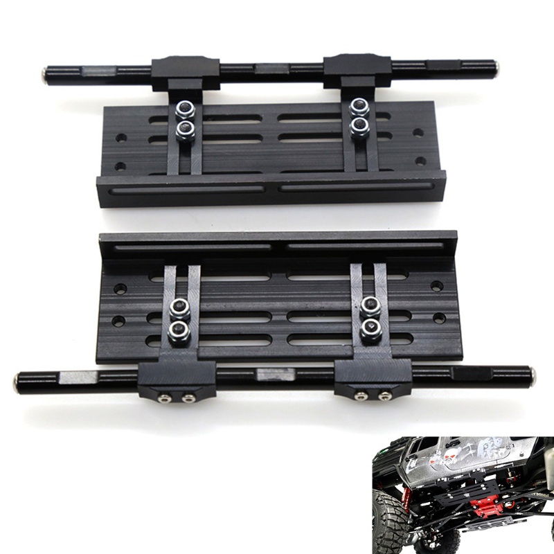 Bàn đạp kim loại màu đen chống trầy xước thông dụng cho TRX4 SCX10 D90 Sturdy