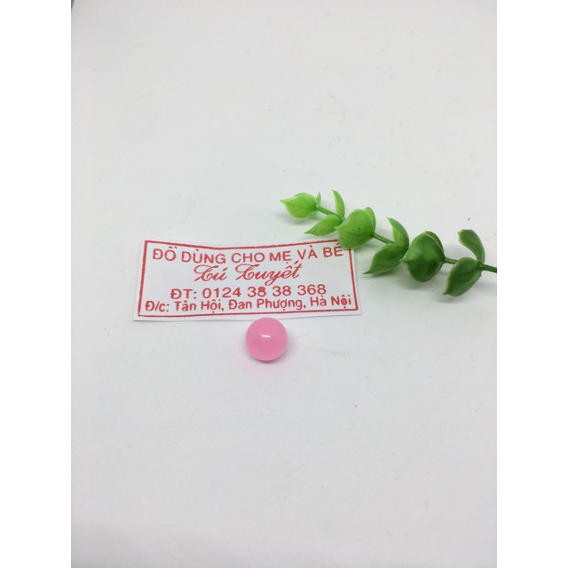 1 Viên đá phong thủy màu hồng Size 10 li