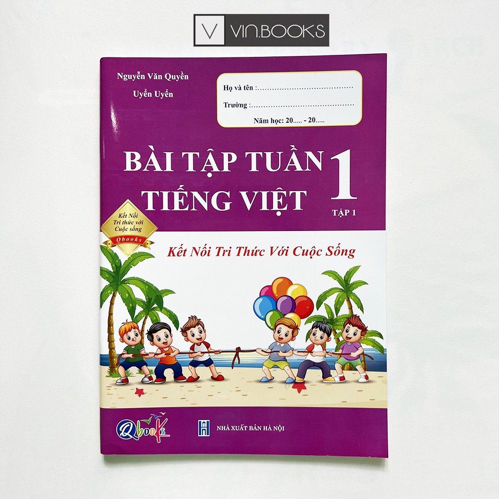 Sách - Bài Tập Tuần Tiếng Việt Lớp 1 - Kết Nối Tri Thức Với Cuộc Sống - Tập 1