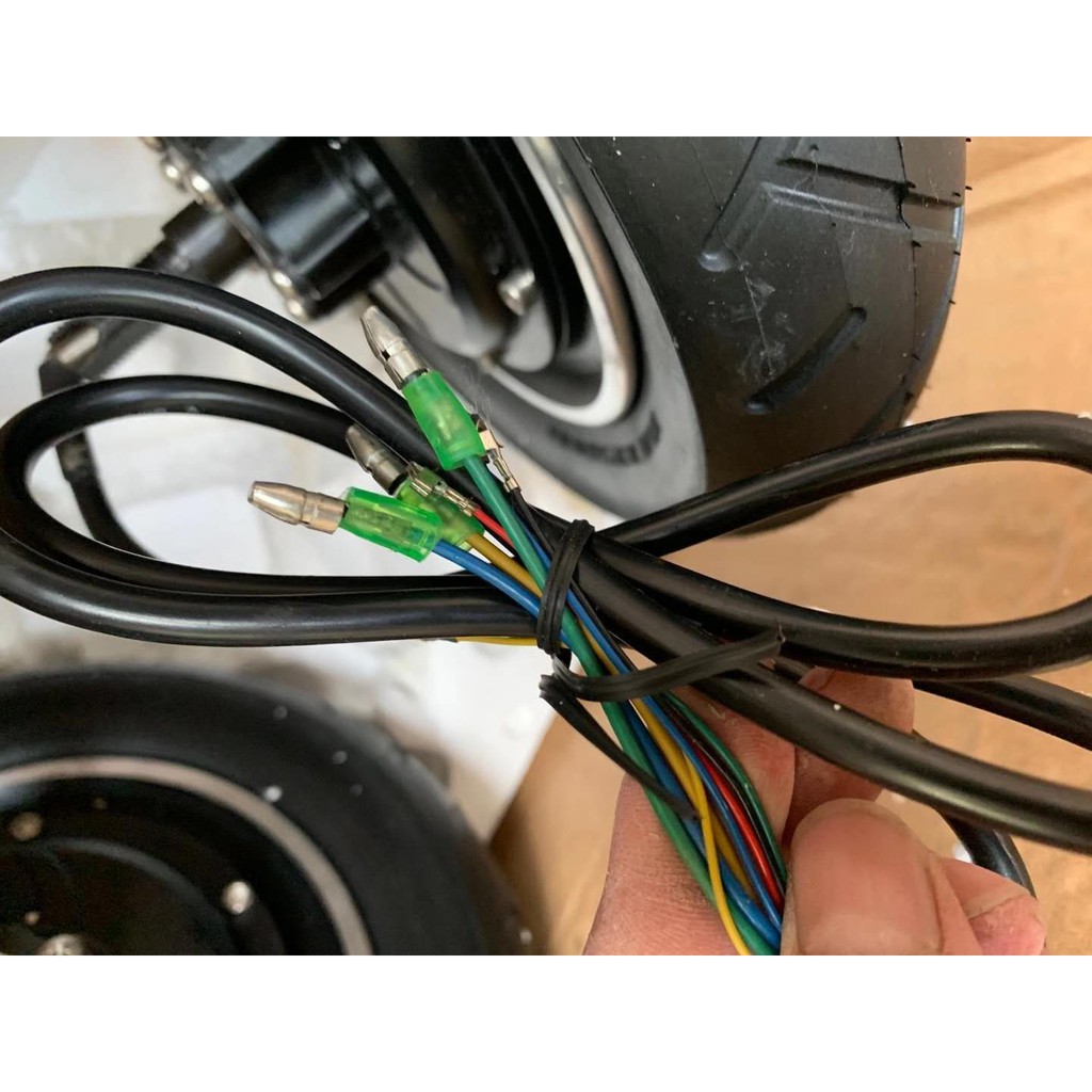 Bộ động cơ SAU VÀ BÁNH trước 10 inch, chuyên lắp xe scooter, chế xe điện trẻ em, xe 3 bánh đồ chơi NAMHP