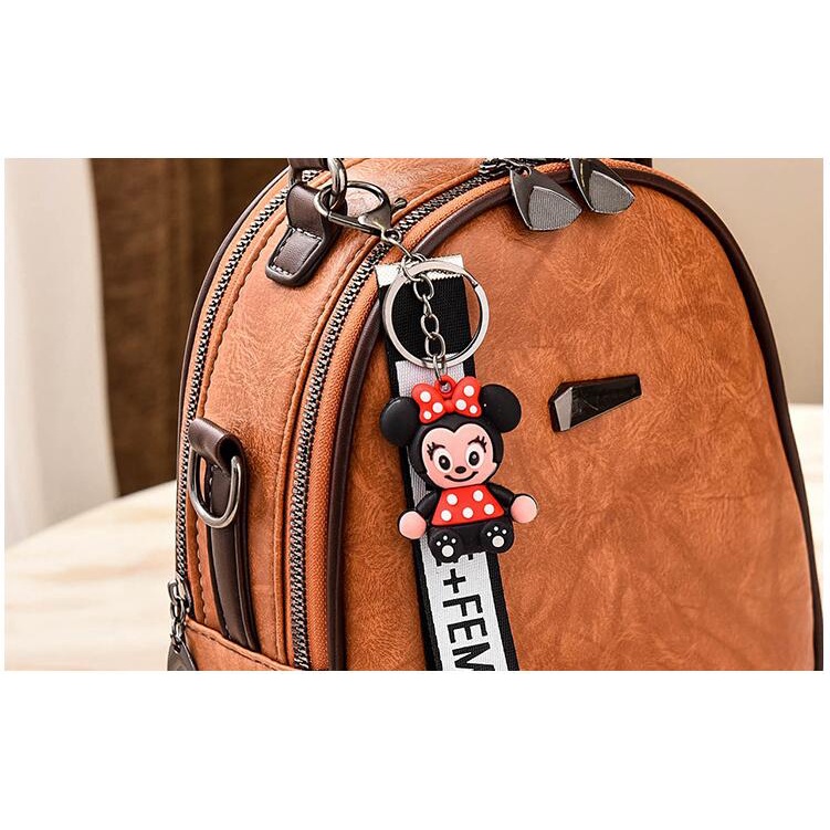 Balo da mini CHUWANGLIN thời trang phong cách vintage cho nữ