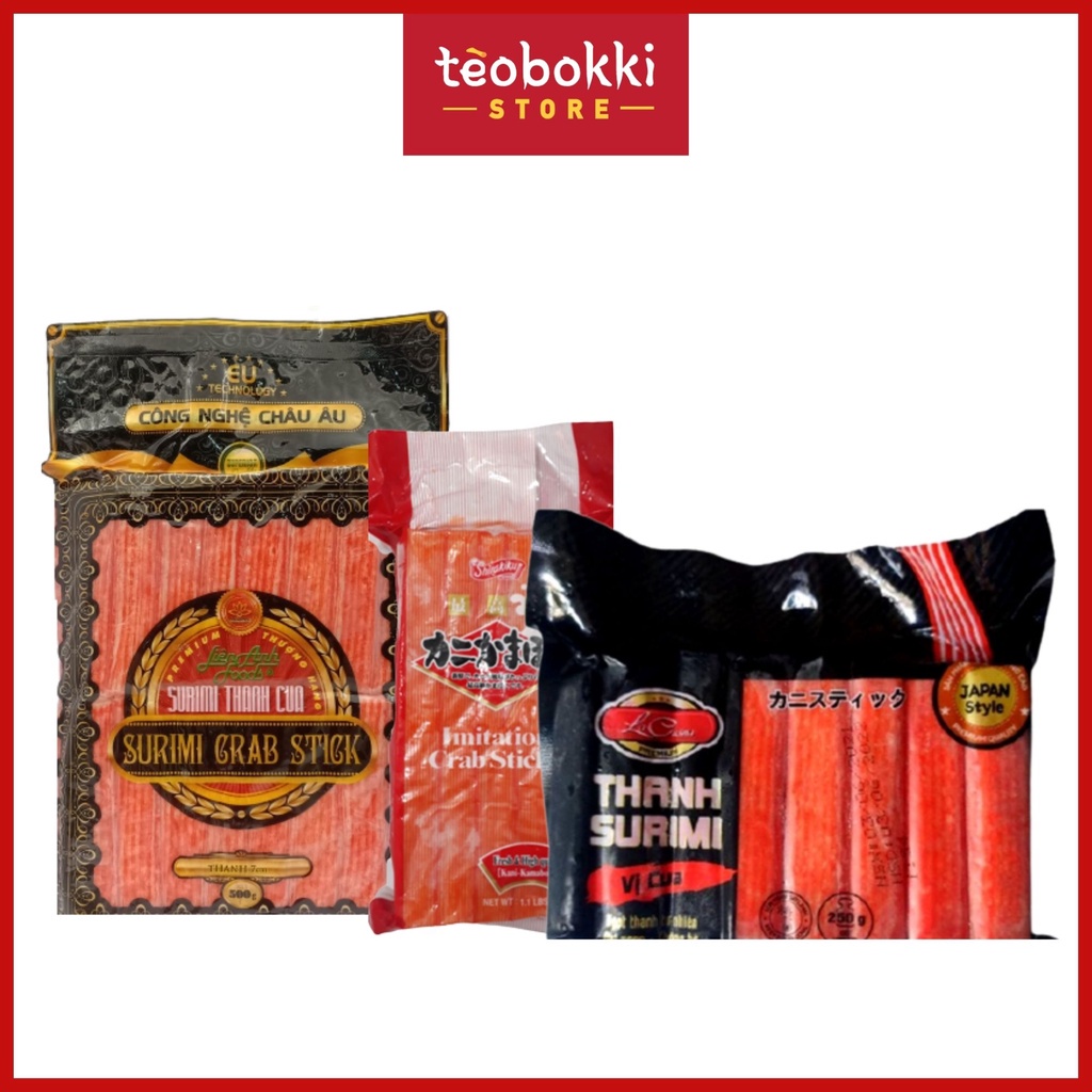 [SHIP HCM] Thanh surimi hương cua - Thanh cua cuộn kimbap, thả lấu, nấu soup