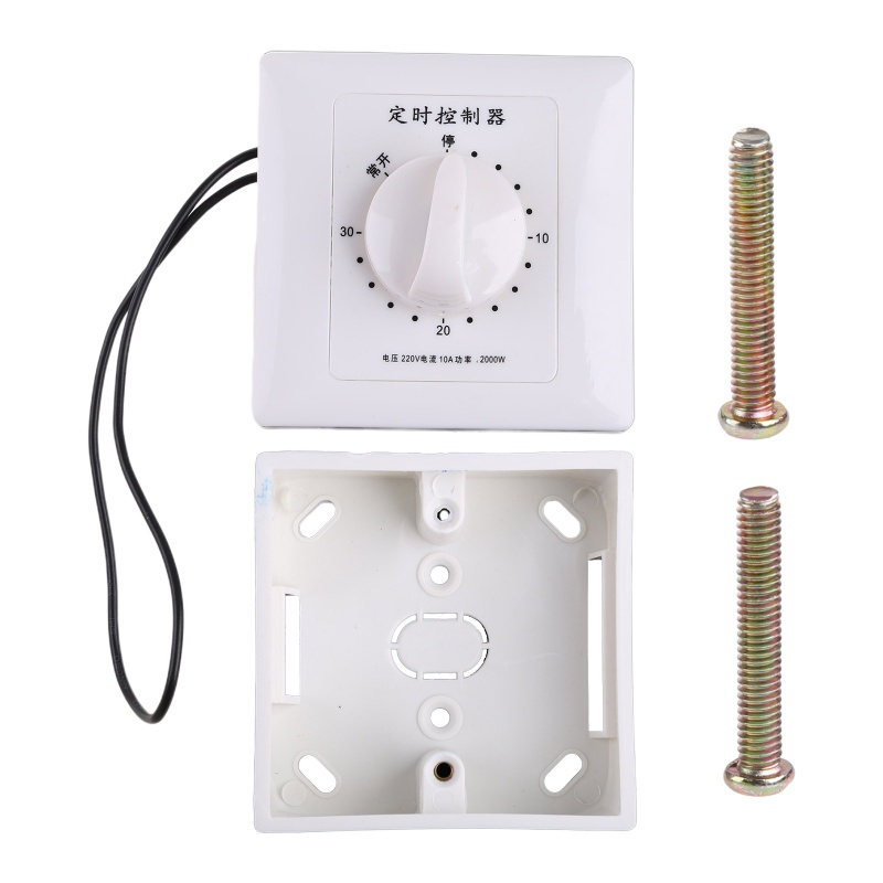 Công Tắc Hẹn Giờ Cơ Khí AC 220V 2000W 30 Phút / 60 Phút / 120 Phút