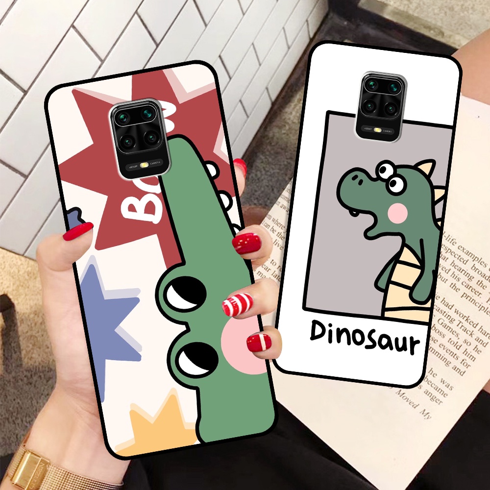 Ốp Xiaomi Redmi Note 9 / Note 9s / Note 9 Pro in hình cá mập, khủng long dễ thương, cute (T01 - T06)