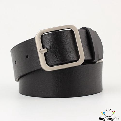 Thắt Lưng Da Màu Trơn Thời Trang Cho Nữ