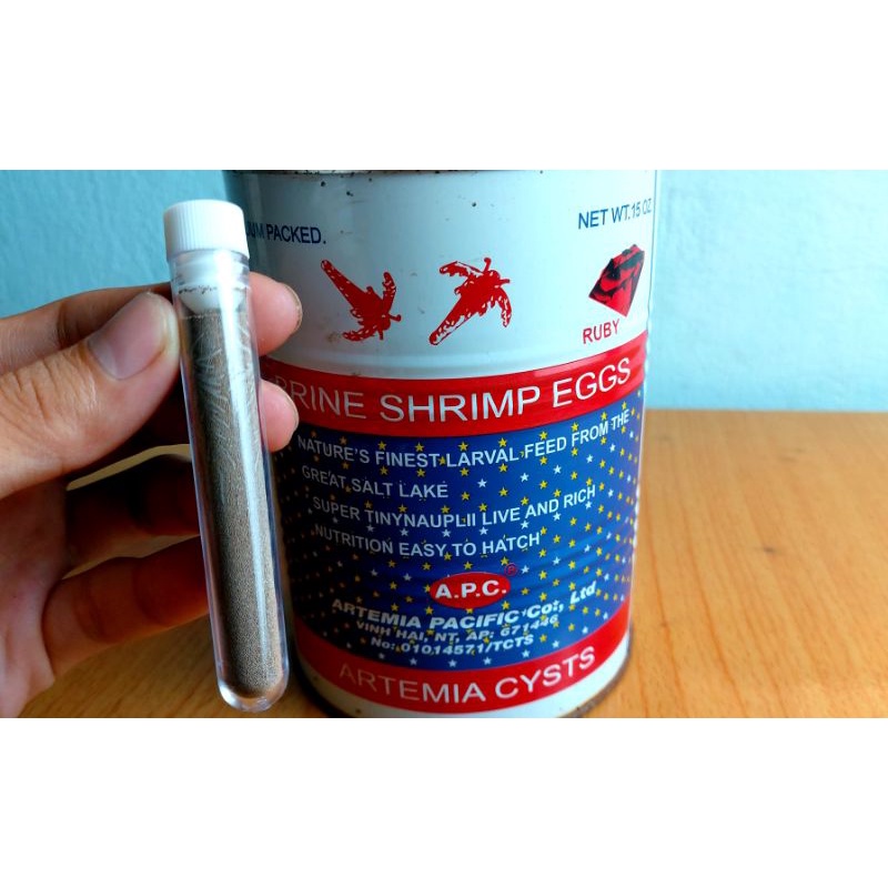 Trứng Artemia Cysts Ruby Mỹ TLN 90% chính hãng