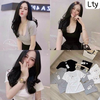 ÁO THUN BODY CỔ VUÔNG XINH ĐẸP TU1