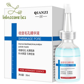 Serum Dưỡng Trắng Da Se Khít Lỗ Chân Lông Giảm Mụn Đầu Đen Shrinkage Pore Qianzi
