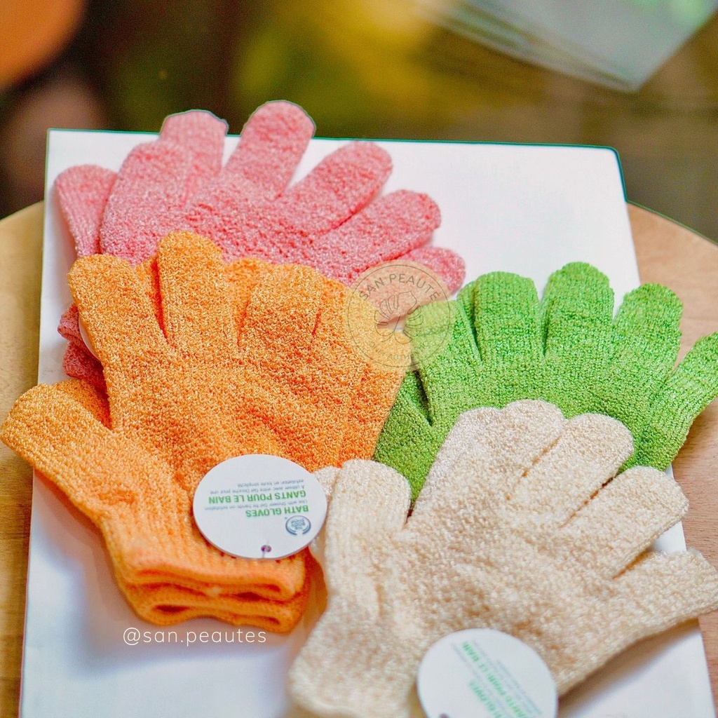 Găng tay tắm Tẩy da chết The body shop