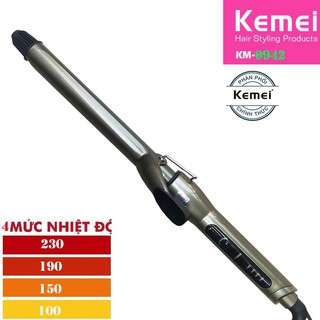Máy làm tóc xoăn trục 22mm kemei KM9942 mẫu mới 2020
