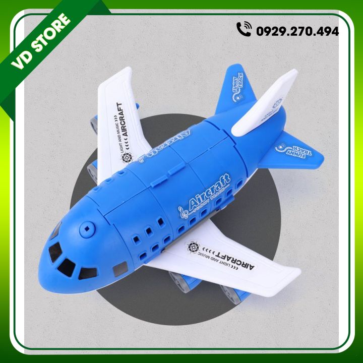 Bộ Đồ Chơi Máy Bay Biến Dạng - Tặng Kèm 3 Ô Tô Và 1 Máy Bay - Mô Hình Máy Bay Biến Hình