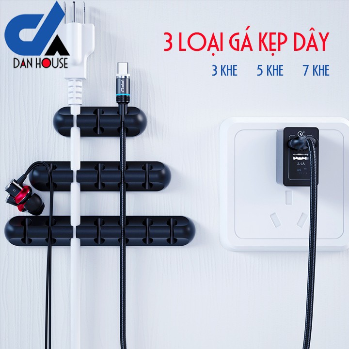 Giá kẹp dây sạc, dây chuột,...- Dan House
