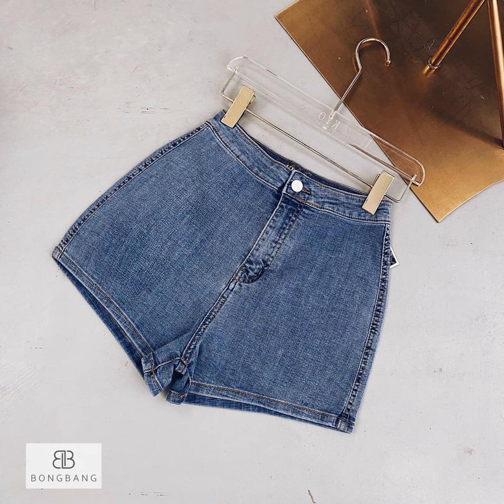 Quần Shorts jeans cạp cao 2 màu 4+10+12 ( kèm ảnh thật, video ) | BigBuy360 - bigbuy360.vn