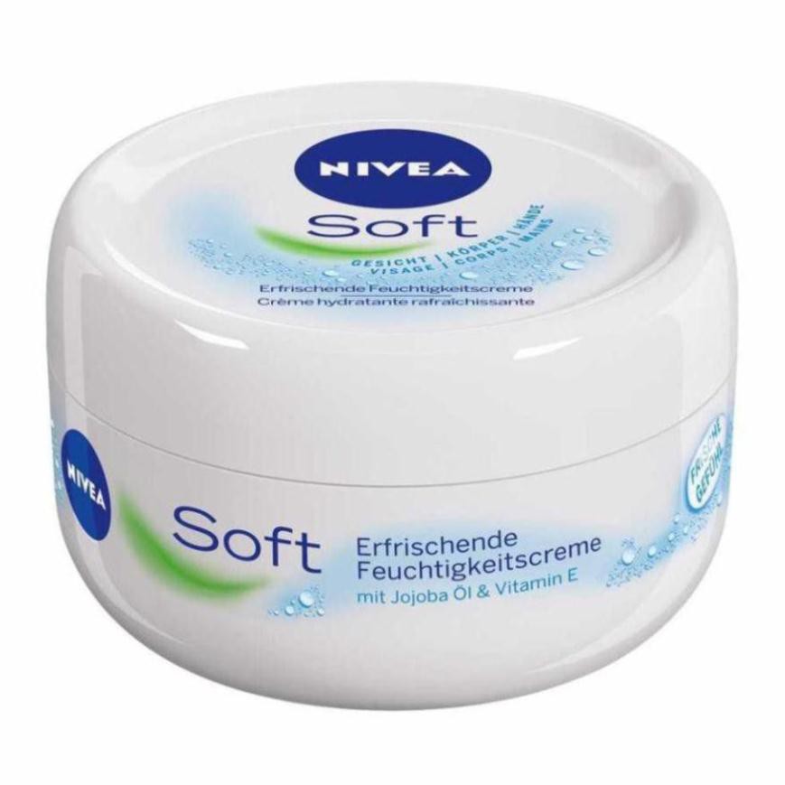 Kem dưỡng ẩm dành cho da mặt và toàn thân Nivea Soft 200ml