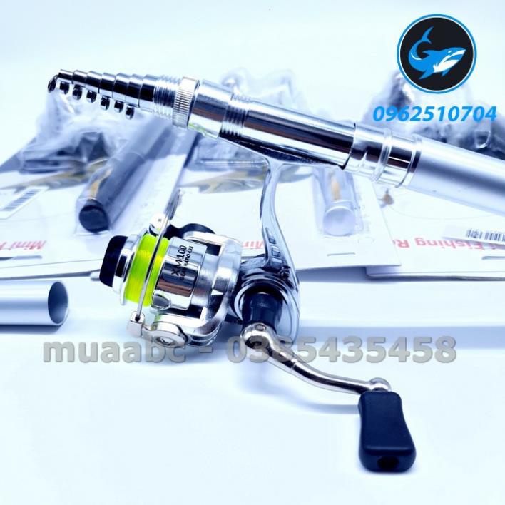 Bộ Cần Câu Bút Máy Đứng Kim Loại Dài 1m4 1m6 Để Vừa Cóp Xe Bỏ Túi