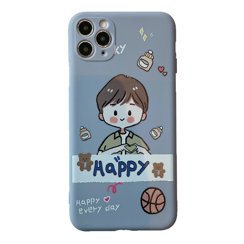 Dễ Thương Ốp Điện Thoại In Hình Cặp Đôi Đáng Yêu Cho Iphone Xs / 11promax 8plus / 7p Xr / Se | BigBuy360 - bigbuy360.vn