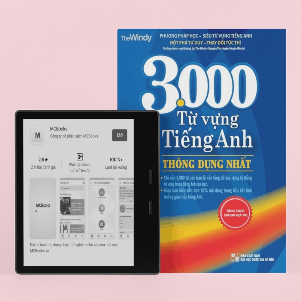 Sách - 3000 Từ Vựng Tiếng Anh Thông Dụng Nhất (Học Cùng App MCBOOKS)